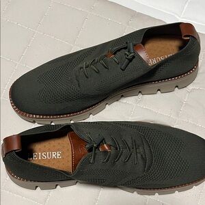 Men's Olive Green Casual Shoes
